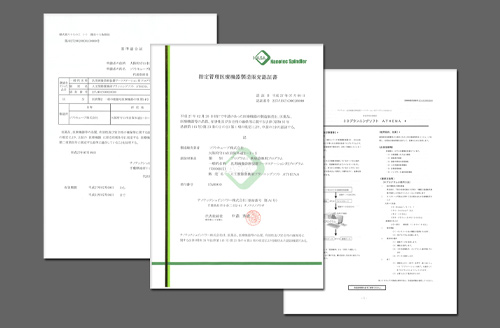 「医療機器製造販売業」の許可取得